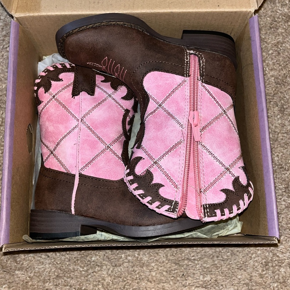 Roper Horsehead Girls Toddlers cowboy boots SIZE 7